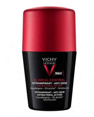 VICHY Homme Clinical Control рол-он против изпотяване 96ч. без алкохол